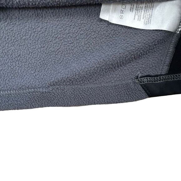 Columbia wWomen's Gray 1/4 Zip Fold Over Collar Fleece Sweatshirt Size Large - Picture 10 of 10